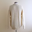 画像3: ARAN SWEATER MARKET フィッシャーマンセーター　  "MADE IN IRELAND"　 表記M  (3)