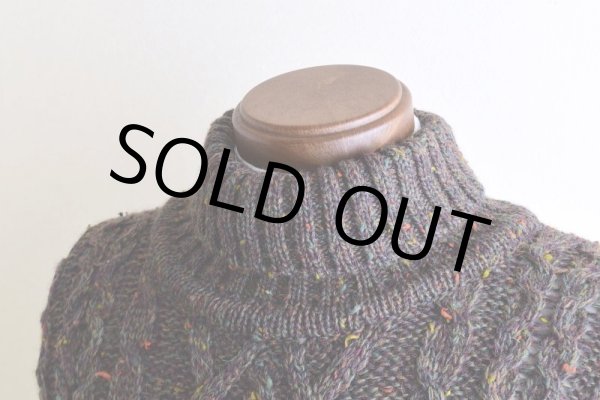 画像7: 1990s L.L.Bean タートルネック フィッシャーマンセーター   "MADE IN IRELAND"  表記XL  (7)