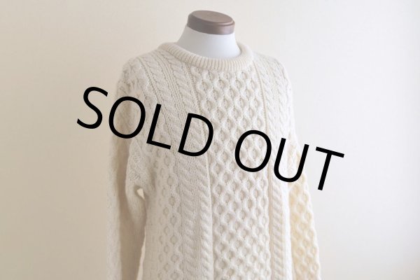 画像6: ARAN SWEATER MARKET フィッシャーマンセーター　  "MADE IN IRELAND"　 表記M  (6)