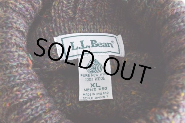 画像5: 1990s L.L.Bean タートルネック フィッシャーマンセーター   "MADE IN IRELAND"  表記XL  (5)