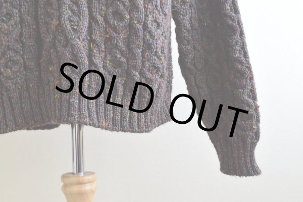 画像10: 1990s L.L.Bean タートルネック フィッシャーマンセーター   "MADE IN IRELAND"  表記XL  (10)