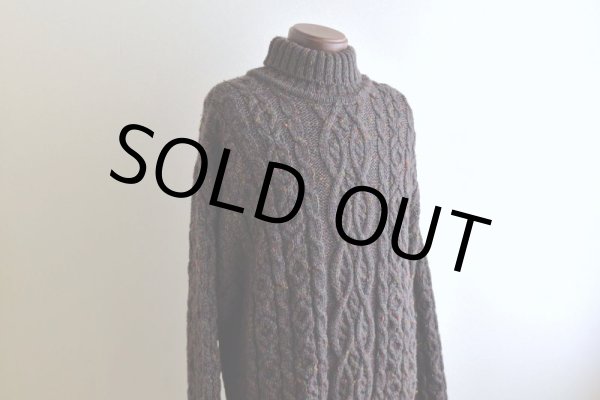 画像6: 1990s L.L.Bean タートルネック フィッシャーマンセーター   "MADE IN IRELAND"  表記XL  (6)