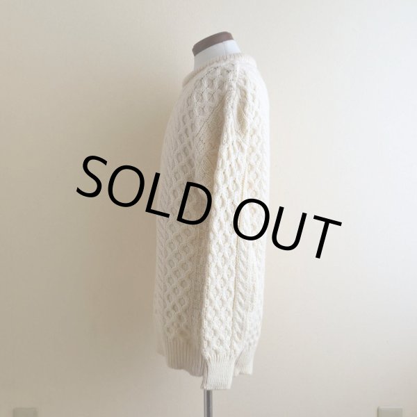 画像4: ARAN SWEATER MARKET フィッシャーマンセーター　  "MADE IN IRELAND"　 表記M  (4)