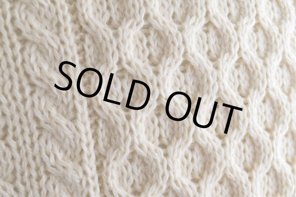 画像9: ARAN SWEATER MARKET フィッシャーマンセーター　  "MADE IN IRELAND"　 表記M  (9)