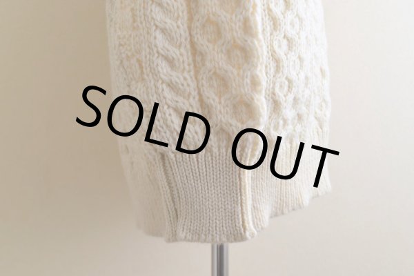 画像11: ARAN SWEATER MARKET フィッシャーマンセーター　  "MADE IN IRELAND"　 表記M  (11)