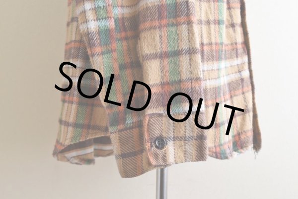 画像11: 1970s FIVEBROTHER ヘビーネルシャツ   "MADE IN USA"  表記L  (11)