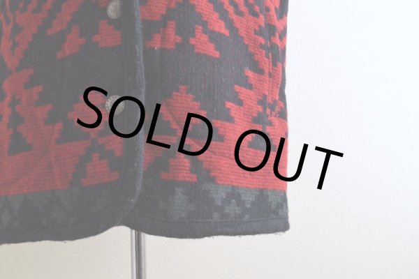 画像12: 1990s Woolrich ネイティブ柄ウールラグベスト   "MADE IN USA"  表記M  (12)