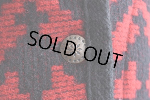 画像10: 1990s Woolrich ネイティブ柄ウールラグベスト   "MADE IN USA"  表記M  (10)