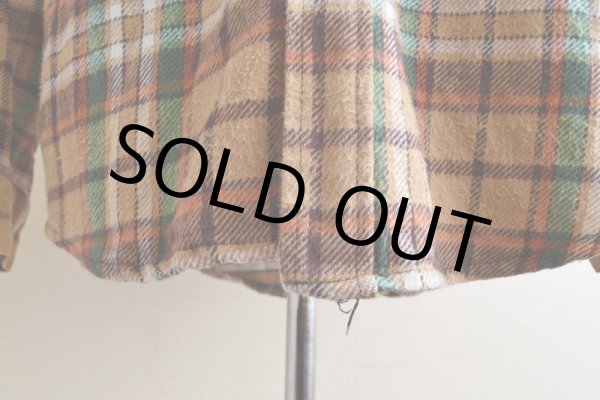 画像10: 1970s FIVEBROTHER ヘビーネルシャツ   "MADE IN USA"  表記L  (10)