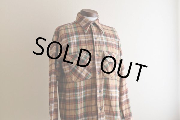 画像6: 1970s FIVEBROTHER ヘビーネルシャツ   "MADE IN USA"  表記L  (6)