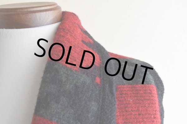 画像9: 1990s Woolrich ネイティブ柄ウールラグベスト   "MADE IN USA"  表記M  (9)