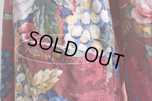 画像19: Smith&Hawken ボタニカル柄カバーオール　 "MADE IN USA"　 表記L  (19)