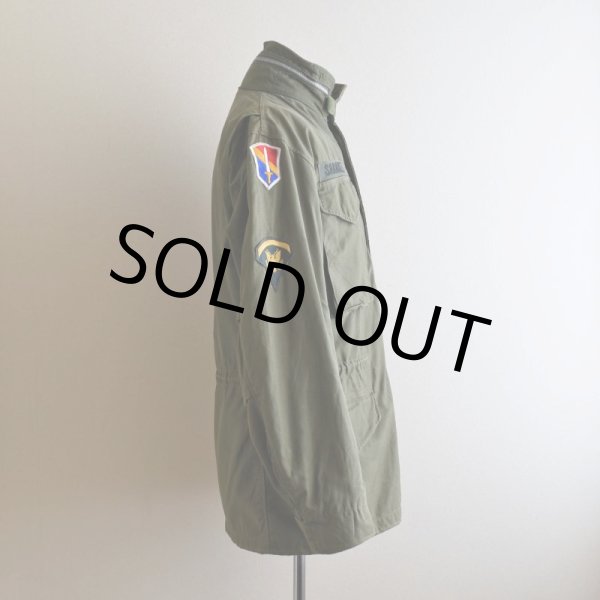 画像2: 1960s US.ARMY M-65 フィールドジャケット 最初期  "1ST MODEL /CONMARアルミジッパー"   表記SMALL-REGULAR  (2)