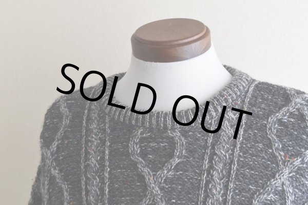 画像8: CARRAIG DONN フィッシャーマンセーター　  "MADE IN IRELAND"　 表記M  (8)