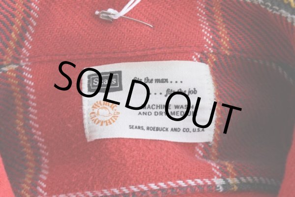 画像5: 〜1970s SEARS ヘビーネルシャツ  実寸ML  (5)