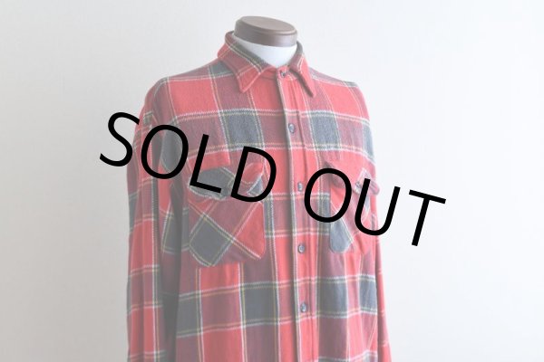 画像6: 〜1970s SEARS ヘビーネルシャツ  実寸ML  (6)