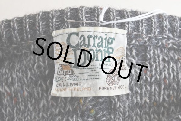 画像5: CARRAIG DONN フィッシャーマンセーター　  "MADE IN IRELAND"　 表記M  (5)