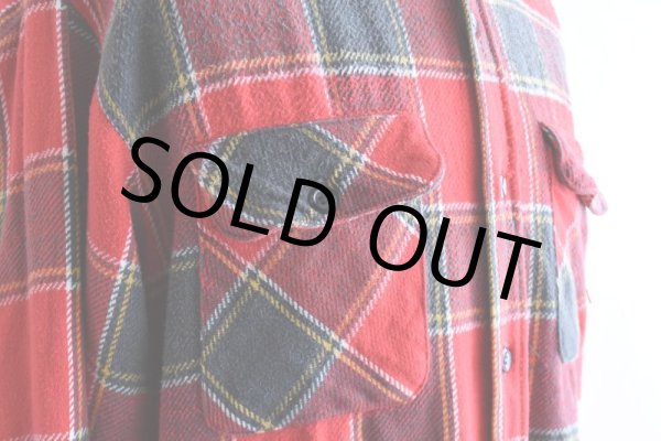 画像9: 〜1970s SEARS ヘビーネルシャツ  実寸ML  (9)