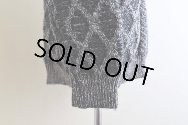 画像12: CARRAIG DONN フィッシャーマンセーター　  "MADE IN IRELAND"　 表記M  (12)