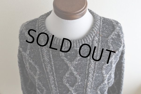 画像9: CARRAIG DONN フィッシャーマンセーター　  "MADE IN IRELAND"　 表記M  (9)