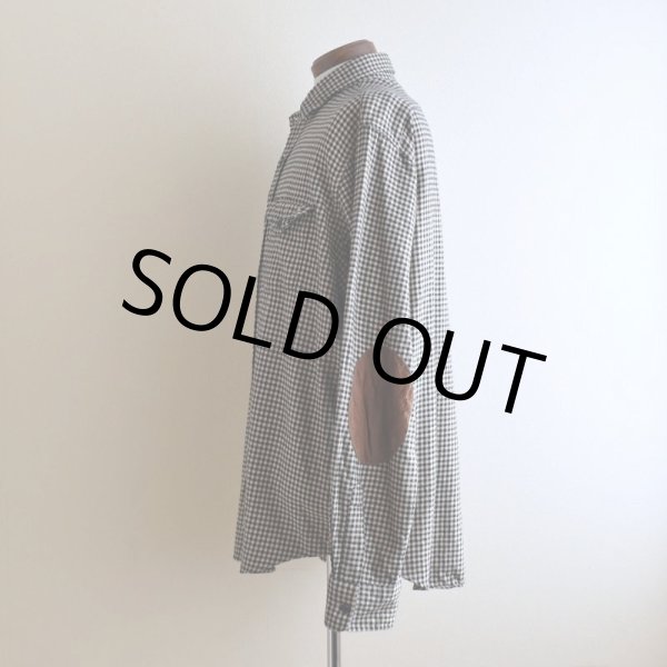 画像4: Polo by RalphLauren チンスト付きフランネルシャツ   "エルボーパッチ"  表記XL  (4)