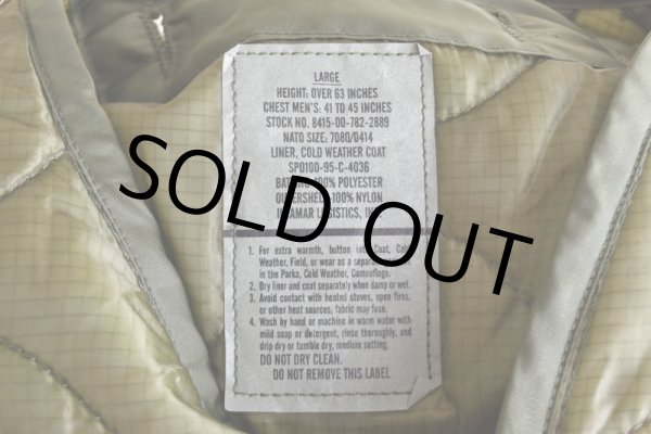 画像5: 1990s US.ARMY M-65 キルティングライナージャケット  表記LARGE  (5)