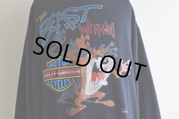 画像8: 1990s HARLEY-DAVIDSON×LOONEY TUNES プリントスウェット　  "MADE IN USA"　 表記XL  (8)