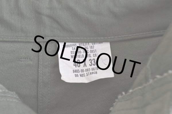 画像4: 1970s US.ARMY コットンベイカーパンツ  "MINT CONDITION"  表記40×33  (4)