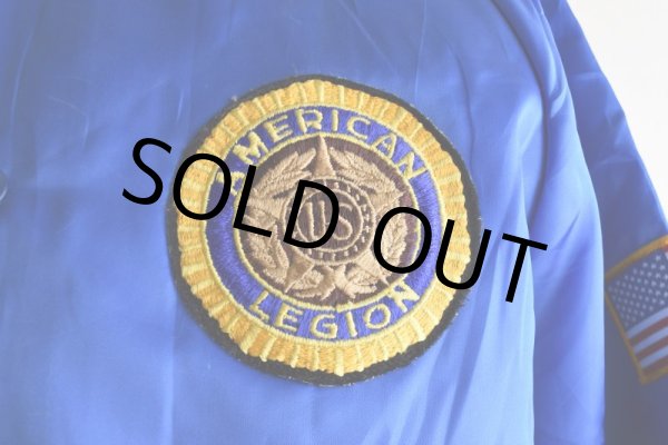 画像10: 1980s King Louie AMERICAN LEGION チェーン刺繍ナイロンスタジャン　  "MADE IN USA"　 表記M  (10)