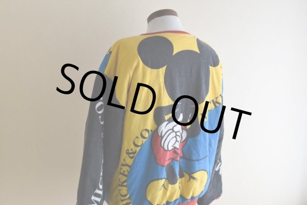 画像14: 1990s MICKEY＆CO. ダブルフェイススウェット　 実寸ML  (14)