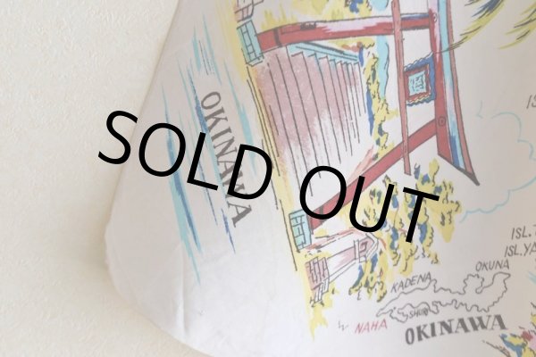 画像6: JAPAN スーベニアシルクスカーフ　 実寸67cm×71cm  (6)