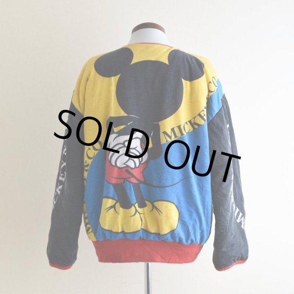 画像3: 1990s MICKEY＆CO. ダブルフェイススウェット　 実寸ML  (3)