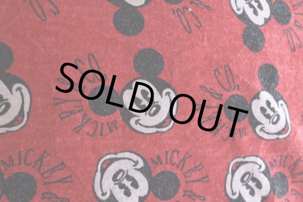 画像7: 1990s MICKEY＆CO. ダブルフェイススウェット　 実寸ML  (7)