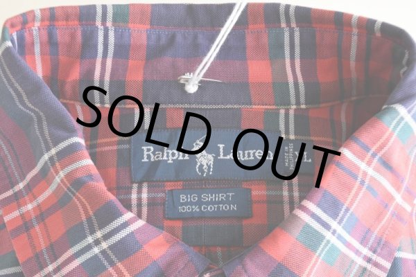 画像5: RalphLauren ボタンダウンシャツ   "BIG SHIRT"  表記XL  (5)