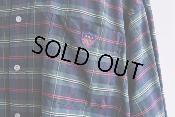 画像8: RalphLauren ボタンダウンシャツ   "BIG SHIRT"  表記XXL  (8)