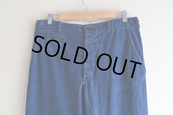 画像4: 1990s M-45 TYPE デニムパンツ　 実寸W32  (4)