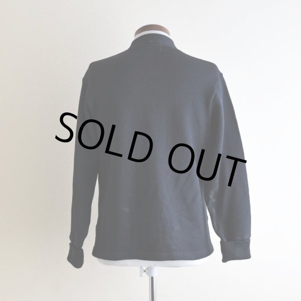 画像3: 1950s COLEMAN KNITTING MILLS レタードカーディガン　  "BLACK"　 実寸S  (3)