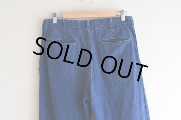 画像7: 1990s M-45 TYPE デニムパンツ　 実寸W32  (7)