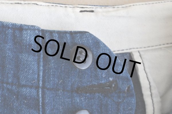 画像6: 1990s M-45 TYPE デニムパンツ　 実寸W32  (6)