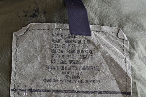画像7: 1990s US.ARMY ECWCS GEN1 ゴアテックスパーカー  表記MEDIUM-REGULAR  (7)
