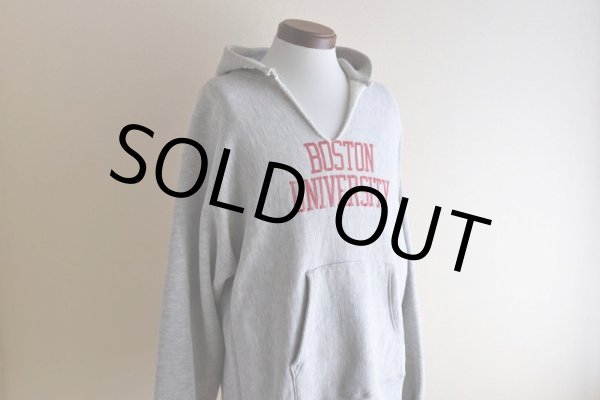 画像7: 1980s Champion リバースウィーブパーカー   "BOSTON UNIVERSITY"  表記L  (7)