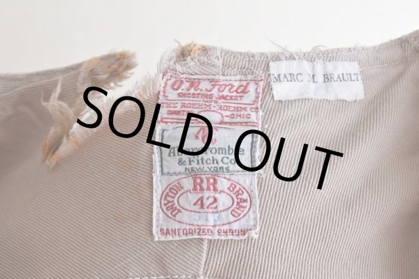 画像5: 1930s Abercrombie&Fitch Co. シューティングジャケット　 表記42  (5)