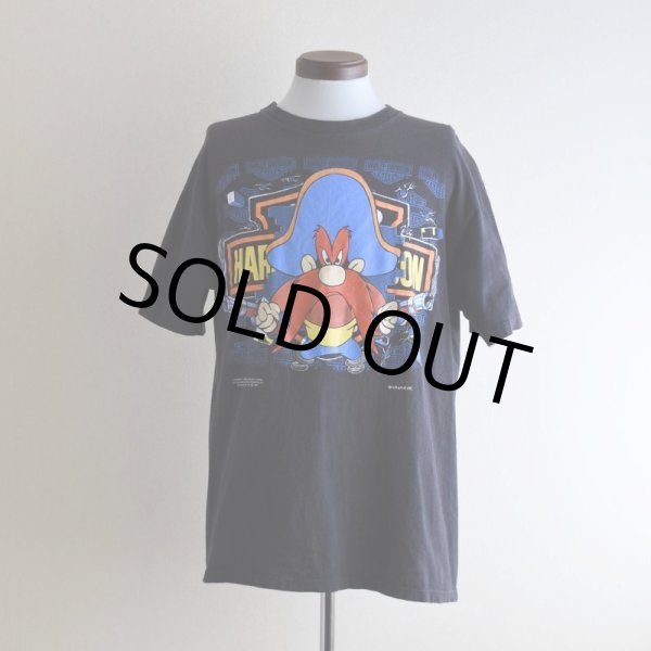 画像1: 1990s HARLEY-DAVIDSON×LOONEY TUNES プリントTシャツ　  "MADE IN USA"　 表記L  (1)