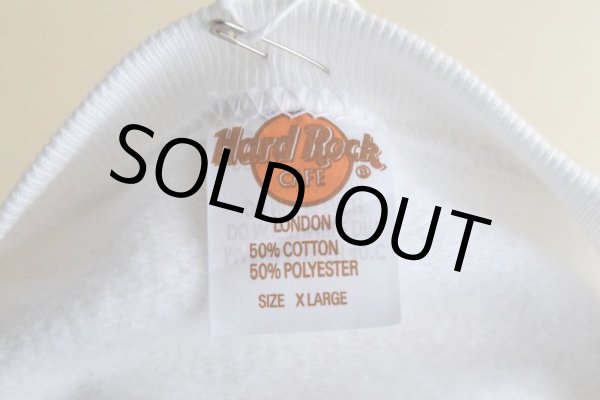 画像5: 1990s Hard Rock CAFE LONDON ロゴプリントスウェット　 "20th ANNIVERSARY"　 表記XL  (5)