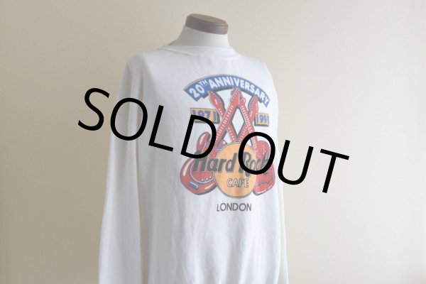 画像6: 1990s Hard Rock CAFE LONDON ロゴプリントスウェット　 "20th ANNIVERSARY"　 表記XL  (6)