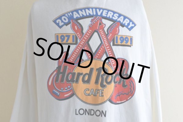 画像8: 1990s Hard Rock CAFE LONDON ロゴプリントスウェット　 "20th ANNIVERSARY"　 表記XL  (8)