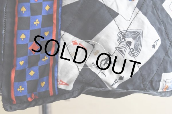 画像11: 1990s トランプ柄シルクジャケット　 表記L  (11)