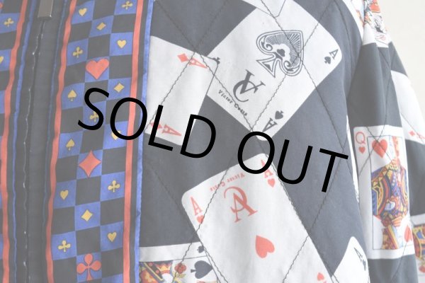 画像8: 1990s トランプ柄シルクジャケット　 表記L  (8)