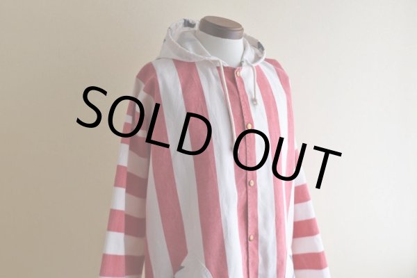 画像7: 1990s MICHIGAN RAG 星条旗柄コットンパーカー　 "MADE IN USA"　 表記S/M  (7)