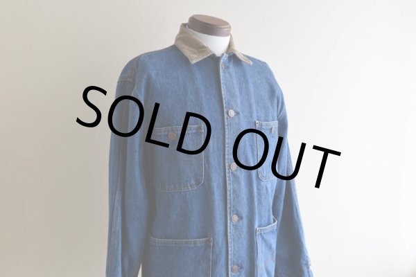 画像7: 1990s RALPH LAUREN デニムカバーオール  "ネイティブボーダーライナー"  表記S  (7)